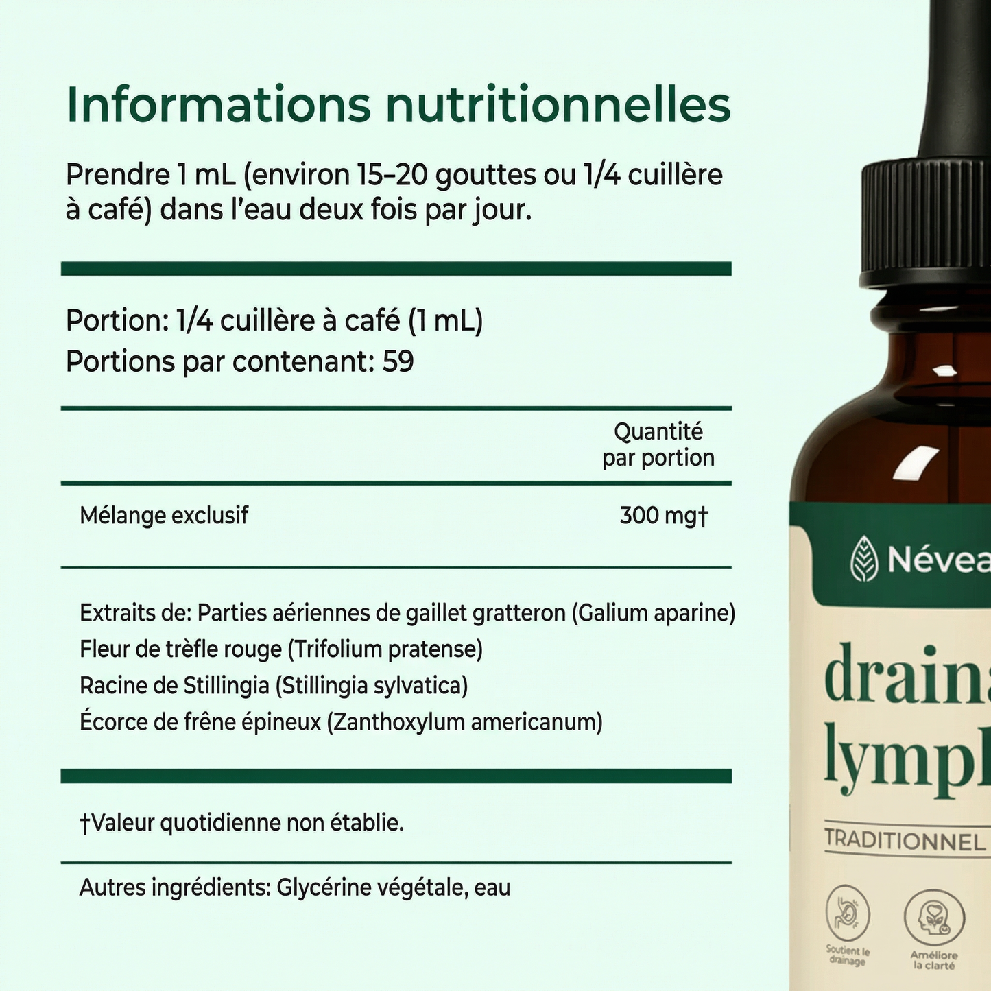 Légèreté retrouvée et gonflement réduit en 16 jours ou moins